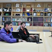 Selecționerul Ungariei, Marco Rossi, la povești cu reporterii GSP / FOTO: Cristi Preda (GSP)