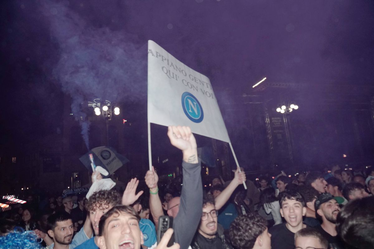 Napoli sărbătorește titlul în Serie A / foto: Imago