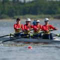 Echipajul feminin de 4 rame la CE de juniori 2026 Foto: FR Canotaj/Balint Czucz