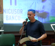 Nicușor Bancu a apărut cu părul albastru la ceremonia de la Primărie // Captură FOTO Facebook @Universitatea Craiova