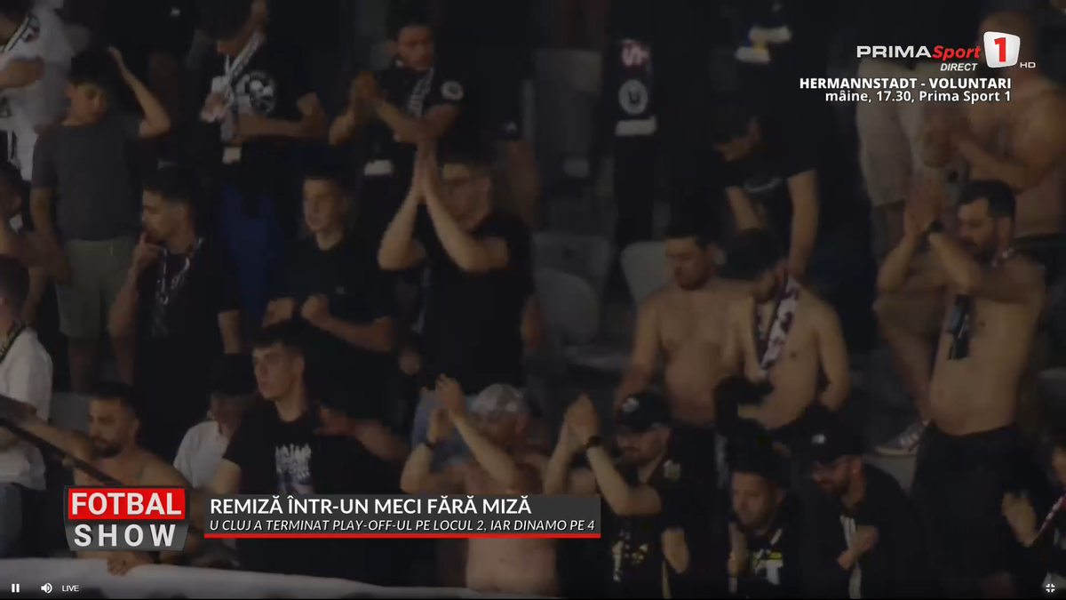 Ce s-a întâmplat după U Cluj - Dinamo