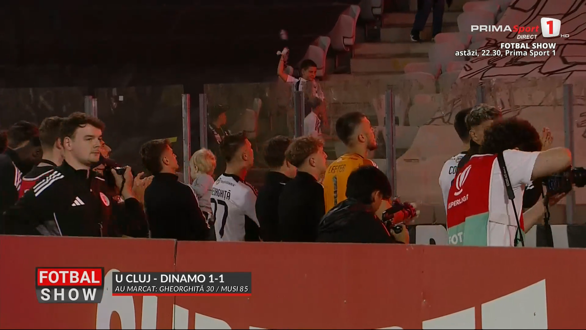 Ce s-a întâmplat după U Cluj - Dinamo