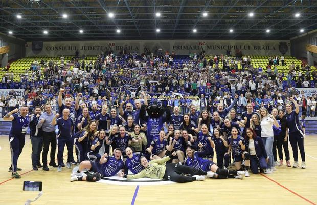 Dunărea Brăila, triumfătoare în derby-ul cu CSM Slatina! Va merge în cupele europene