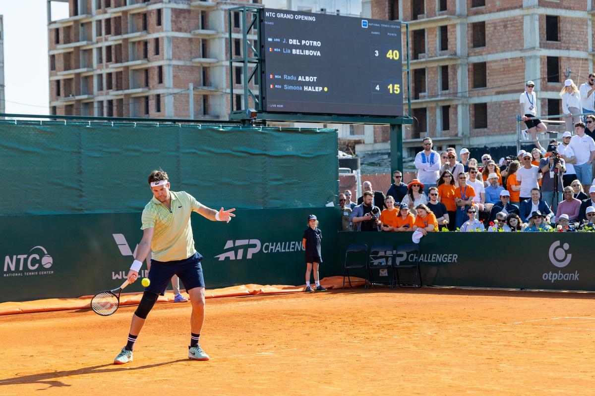 Simona Halep și Juan Martin del Potro, uimiți de centrul de tenis pe care l-au găsit în Republica Moldova: „Un proiect impresionant”