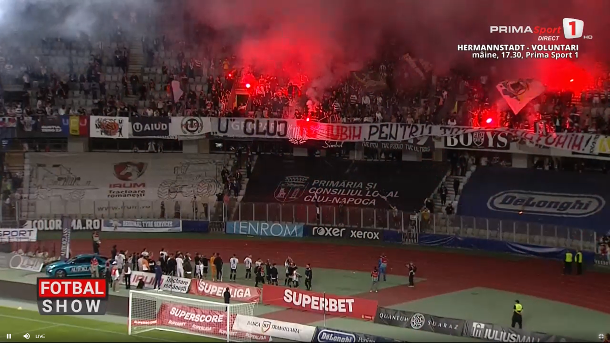 Ce s-a întâmplat după U Cluj - Dinamo