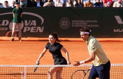 Simona Halep și Juan Martin del Potro, uimiți de centrul de tenis pe care l-au găsit în Republica Moldova: „Un proiect impresionant”