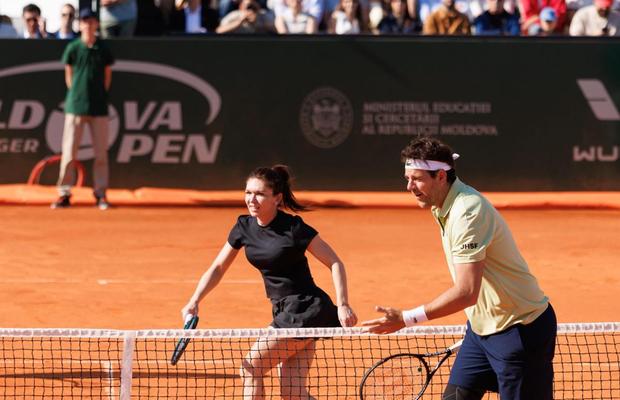 Simona Halep și Juan Martin del Potro, uimiți de centrul de tenis pe care l-au găsit în Republica Moldova: „Un proiect impresionant”