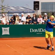 Radu Albot, la inaugurarea Centrului Național de Tenis din Republica Moldova/Foto: Ceslav Ciuhrii