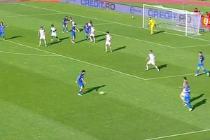 Chindia - Farul, turul barajului de promovare/menținere în Superliga. Gol în minutul 71