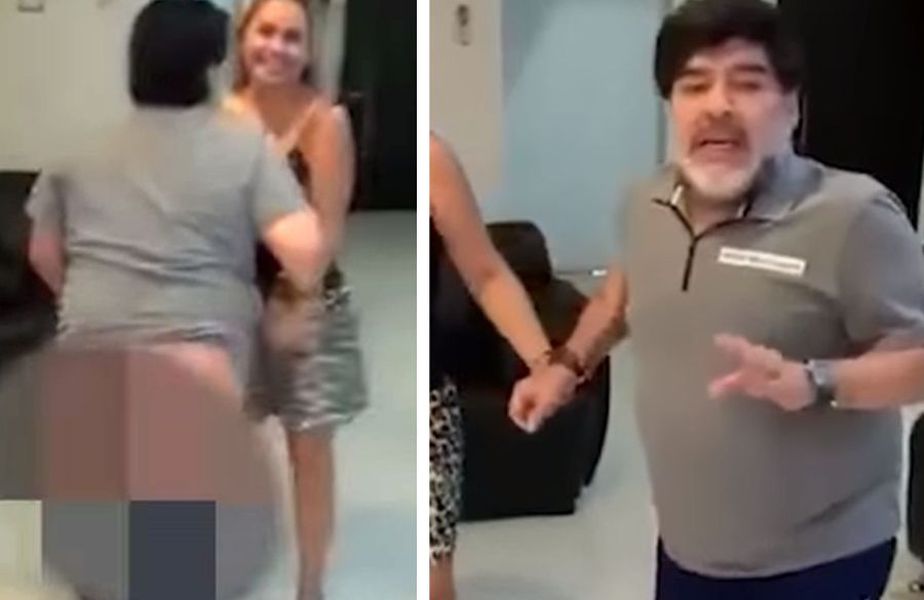 Diego Maradona i-a șocat pe toți! Gest obscen la o petrecere: și-a ...