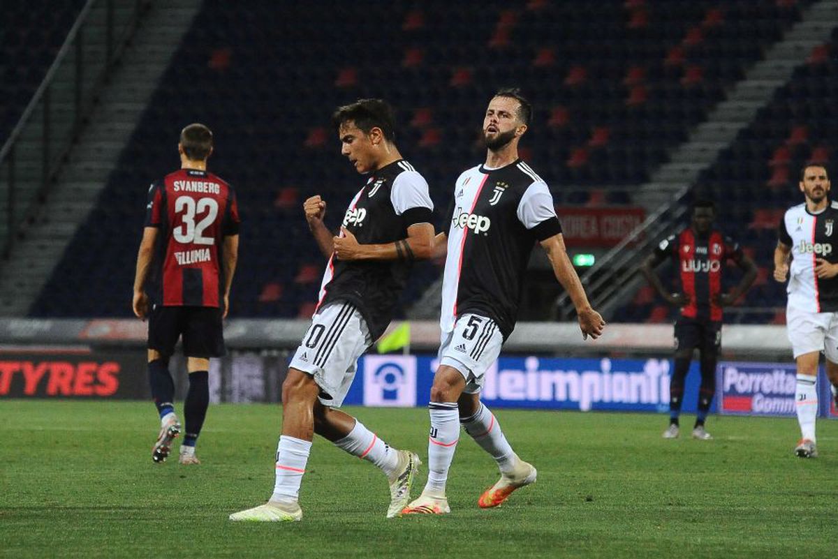 VIDEO + FOTO Juventus, victorie clară cu Bologna! Antrenorul Sarri iese la atac: „Spuneau că se destramă, dar vedem că Juve e pe primul loc!”