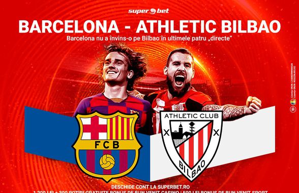 Titlu: Spectacol în La Liga! Barcelona caută să revină pe primul loc, dar nu a învins-o pe Bilbao în ultimele patru „directe”