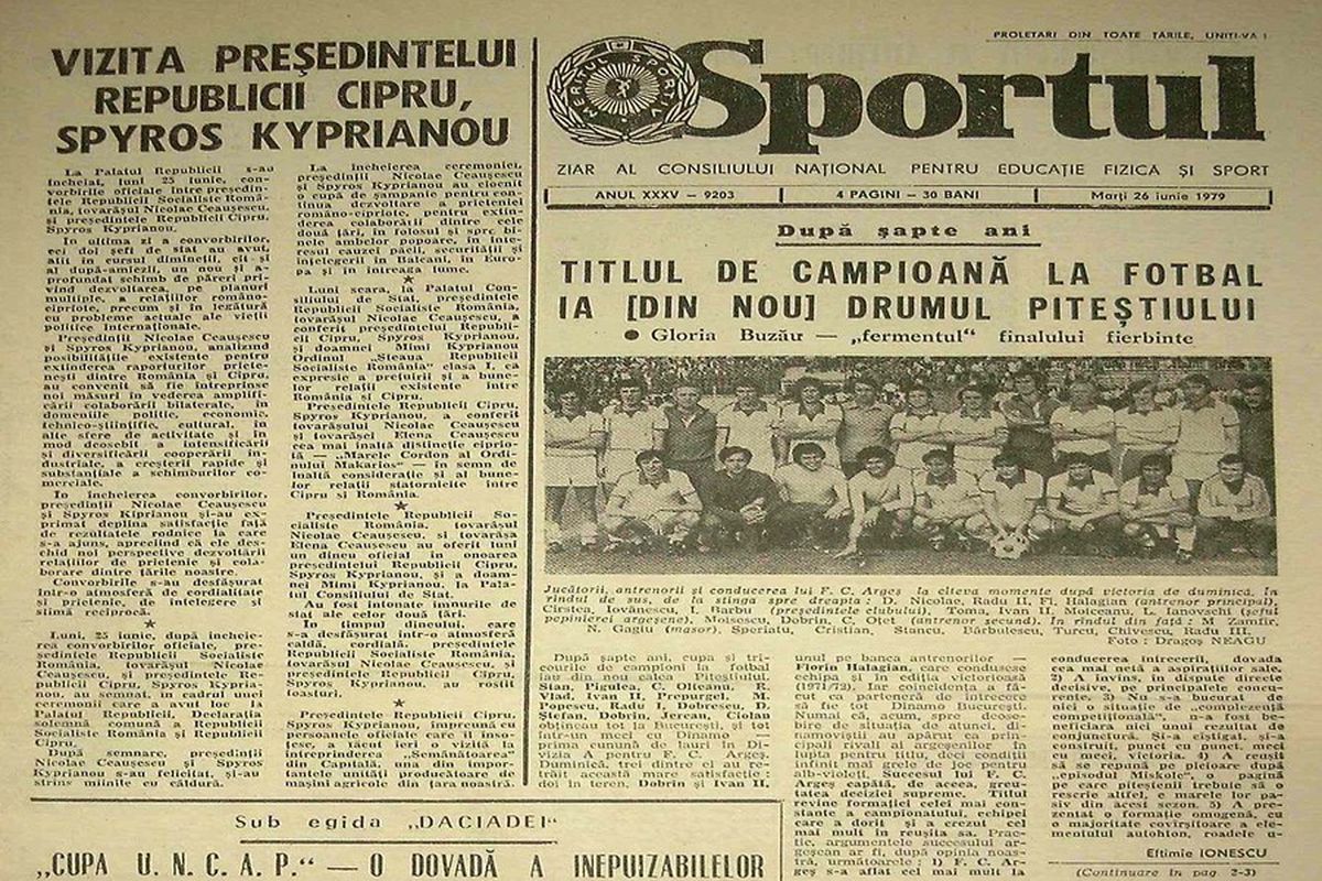 RETRO GSP. 41 de ani de când "Diavolul" Dobrin i-a pus pe "câini" cu botul pe labe. Dragnea: "Da, Gicu a fost genial, însă pe noi ne-a bătut altcineva!"