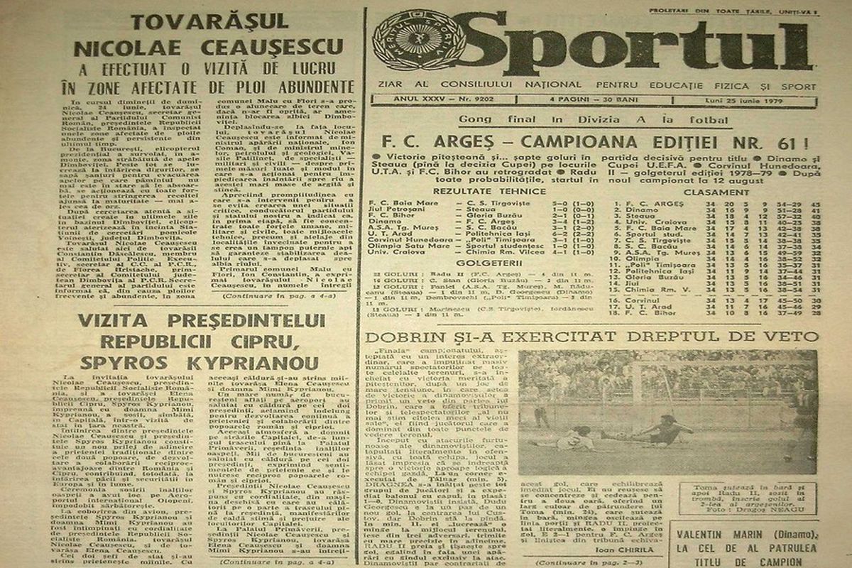 RETRO GSP. 41 de ani de când "Diavolul" Dobrin i-a pus pe "câini" cu botul pe labe. Dragnea: "Da, Gicu a fost genial, însă pe noi ne-a bătut altcineva!"