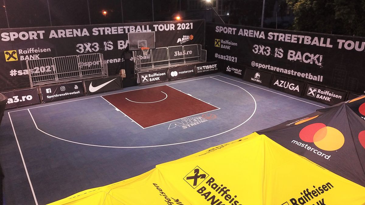 A făcut show sub panou » Benny Adegbuyi a jucat baschet 3x3 la Sport Arena Streetball