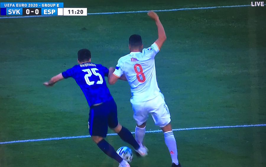 Momentul în care Hromada îl faultează pe Koke Gafă imensă la Euro, în Slovacia - Spania + Furia Roja are o statistică dezastruoasă!