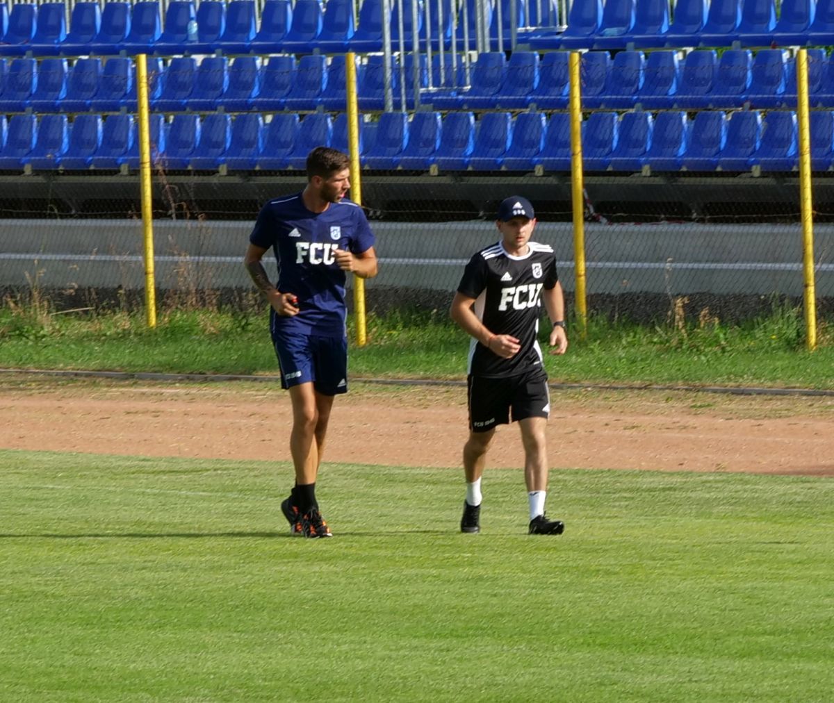 Ultimul transfer reușit de FCU Craiova 1948 a făcut primul antrenament cu echipa + Adrian Mititelu jr a ajuns în cantonament