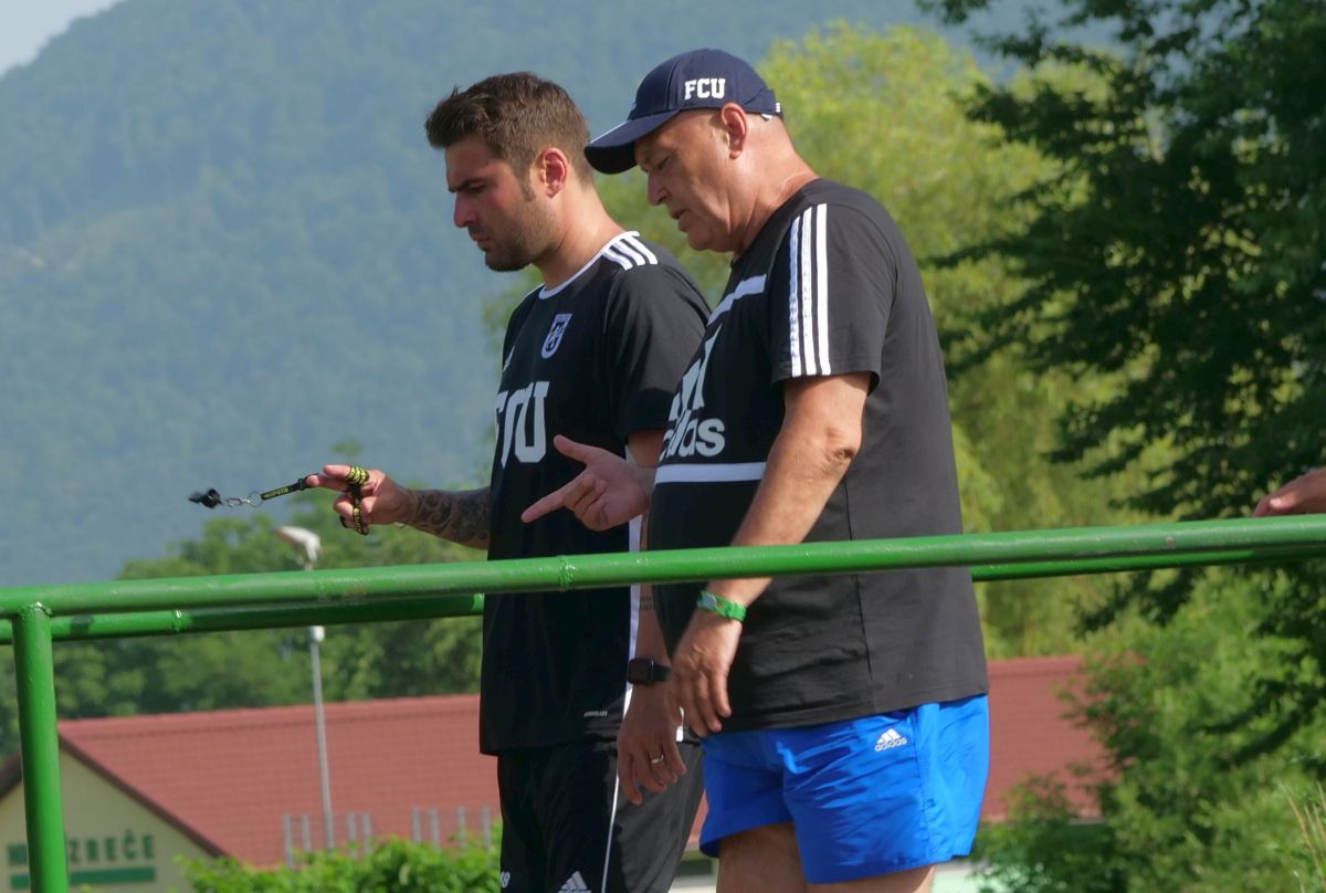Ultimul transfer reușit de FCU Craiova 1948 a făcut primul antrenament cu echipa + Adrian Mititelu jr a ajuns în cantonament