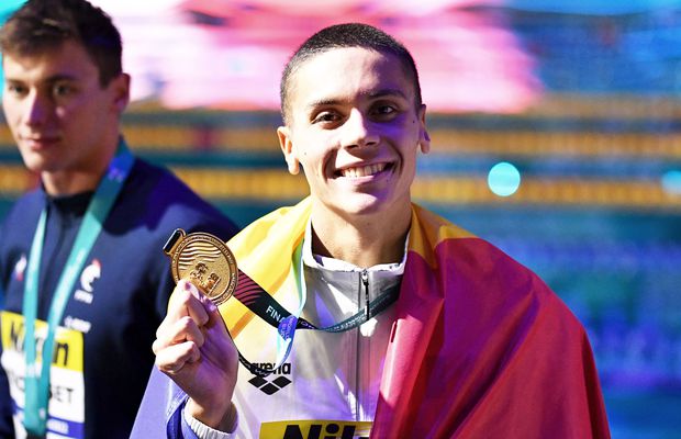 Câți bani primește David Popovici din partea statului român pentru performanțele de la Budapesta