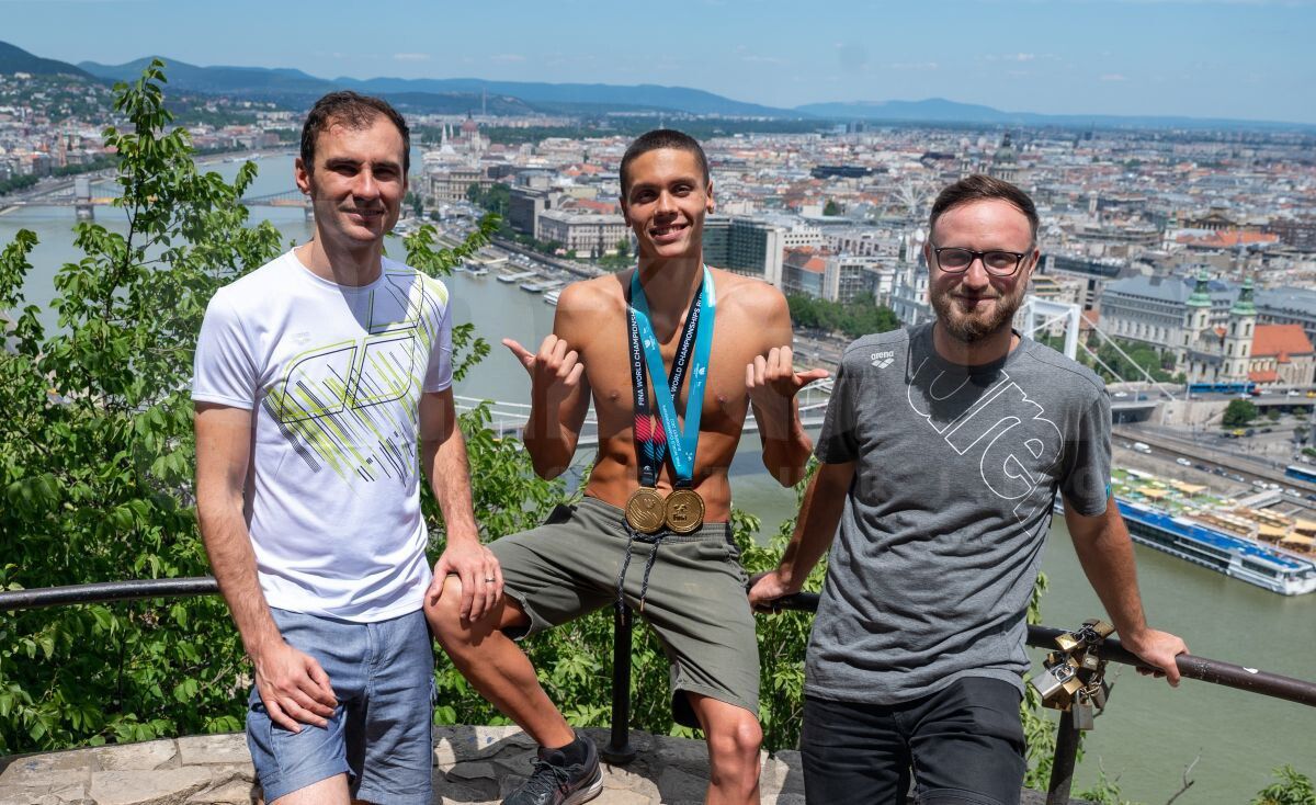 FOTO David Popovici în Budapesta