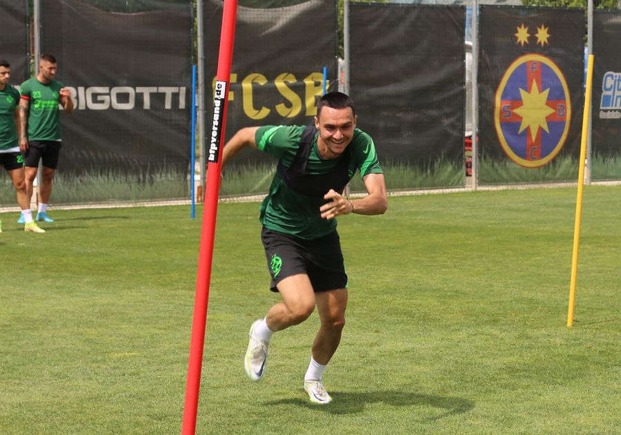 Șut a fost printre performerii testului Gacon / Foto: Facebook @FCSB FCSB sparge limitele: a subordonat Testul Gacon! Doar Bănel reușea asta în trecut