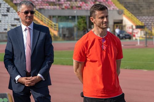 Andrei Nicolescu, în dreapta, i-a dat replica lui Gigi Becali / Sursă foto: Facebook@ Dinamo București