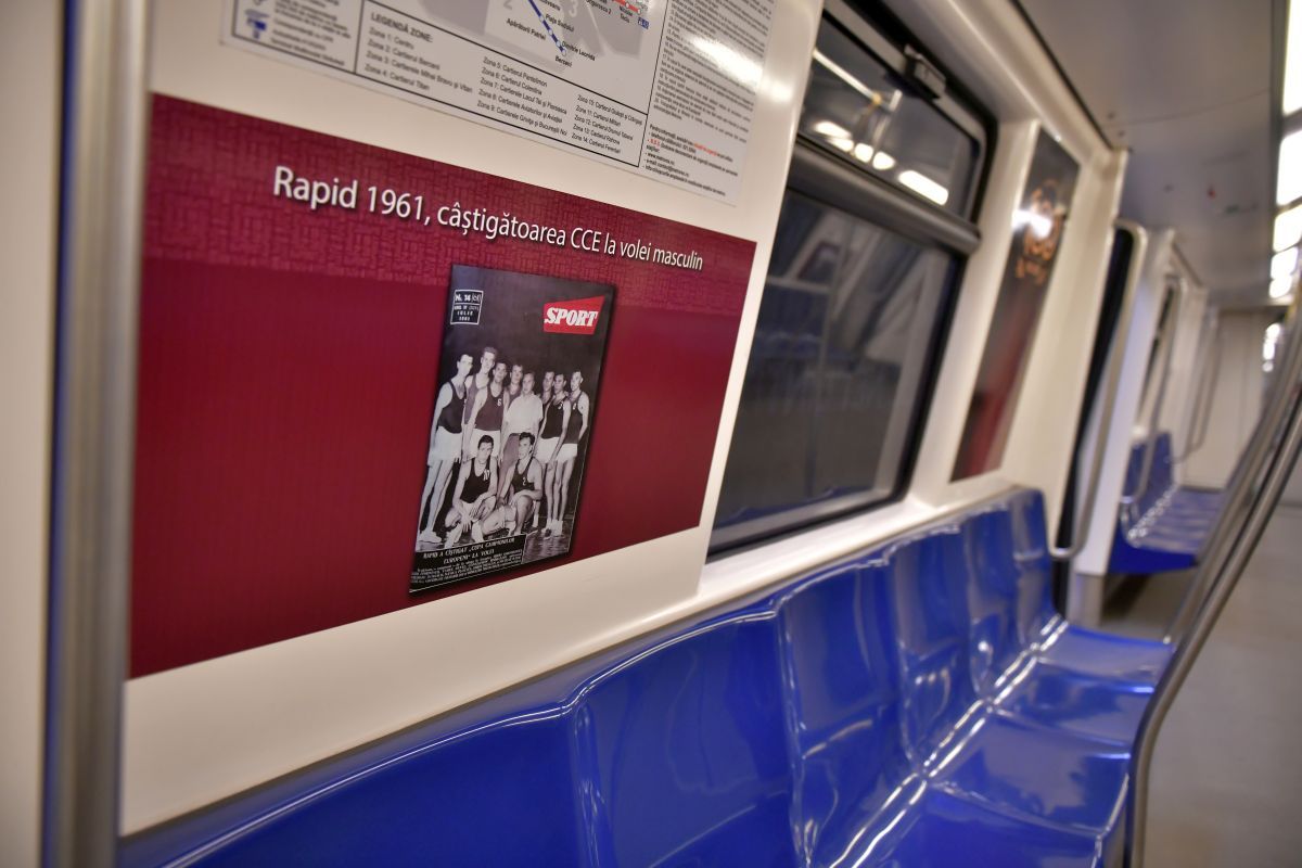 Atenție, porțile li se deschid! Surpriză la metrou: „A fost pusă în circulație garnitura de metrou «Rapid 100»”