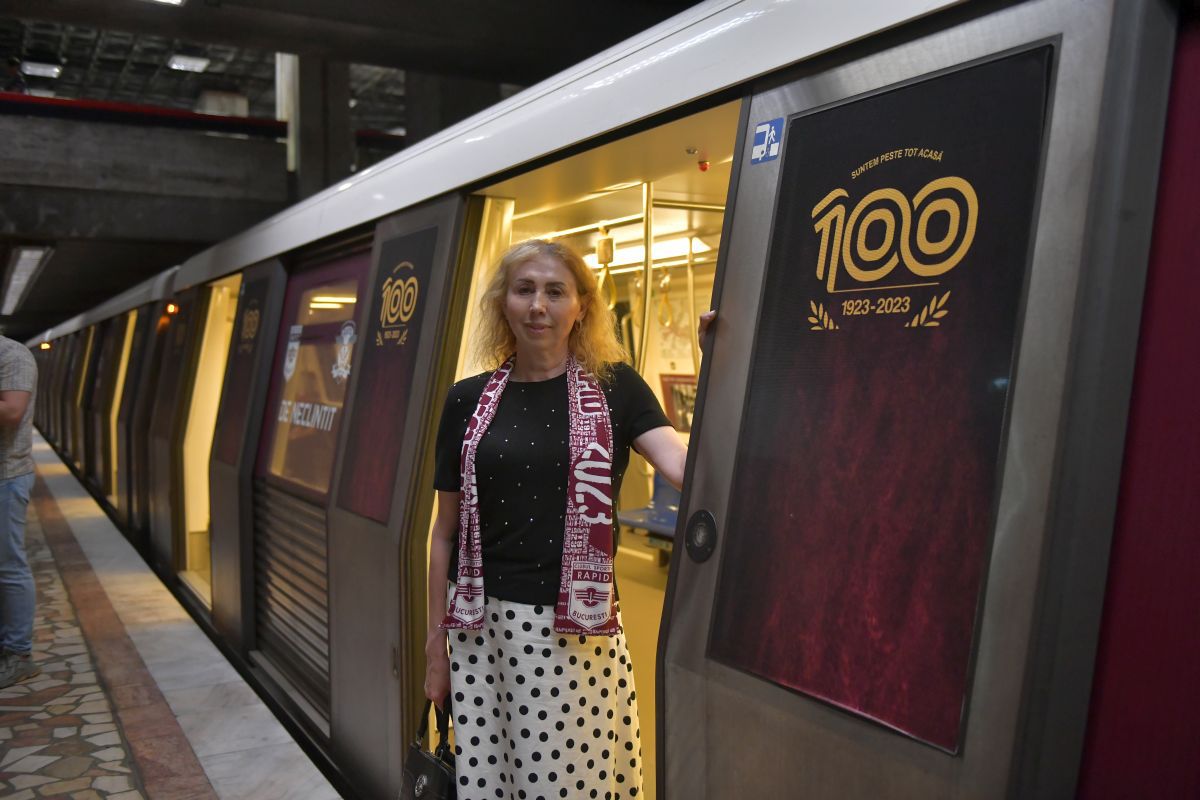 Atenție, porțile li se deschid! Surpriză la metrou: „A fost pusă în circulație garnitura de metrou «Rapid 100»”