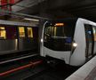 Un metrou a fost colantat în culorile Rapidului, alb și vișiniu / foto: Cristi Preda (GSP)