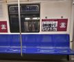 Rapid e peste tot acasă, inclusiv la metrou: „A fost pusă în circulație garnitura de metrou «Rapid 100»”