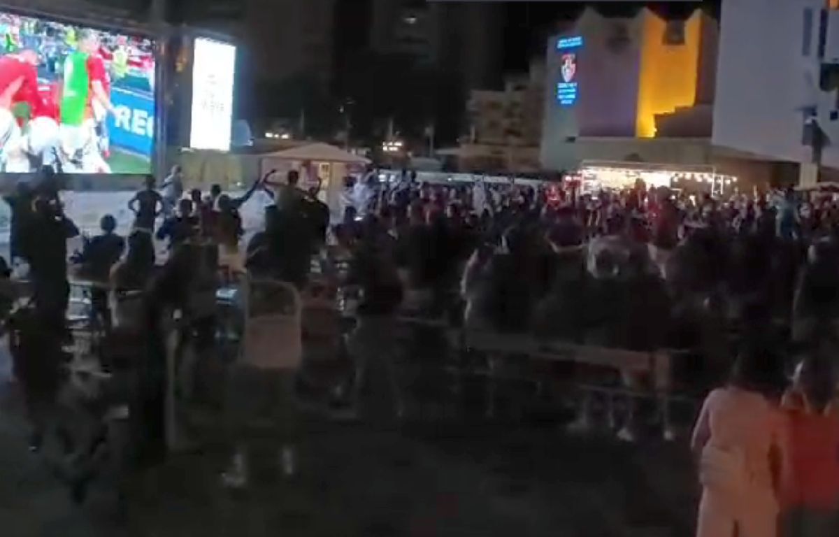 „Nebunie” în toată regula la Satu Mare » Golul decisiv al Ungariei, sărbătorit de o mie de maghiari în centrul orașului: GSP are imagini spectaculoase de la fața locului