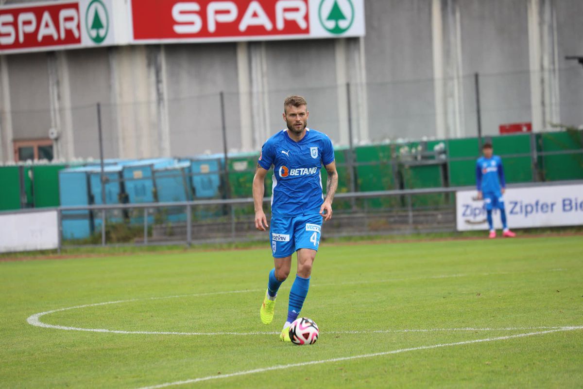 Universitatea Craiova a pierdut primul meci amical al verii