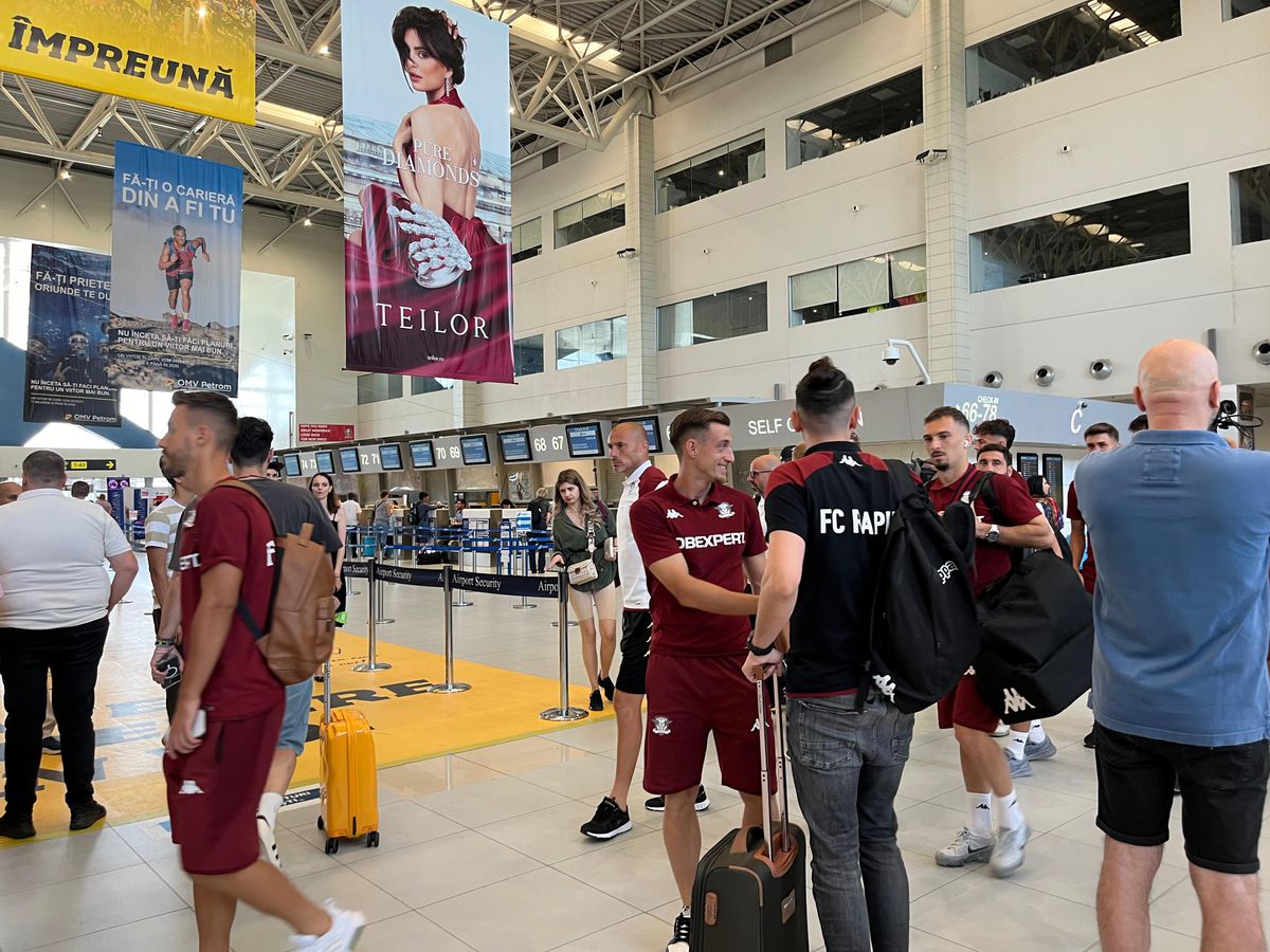 Rapid a plecat în cantonamentul din Slovenia » 5 jucători nu fac deplasarea