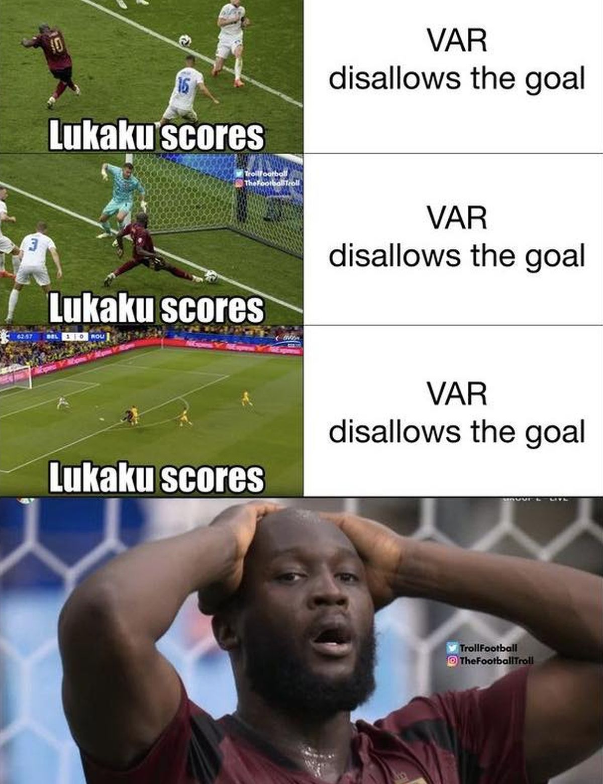 Cele mai tari 10 meme-uri după meciul cu Belgia » Grupa „Piatră, hârtie, foarfecă”, Marcel Lukaku și farmecul României
