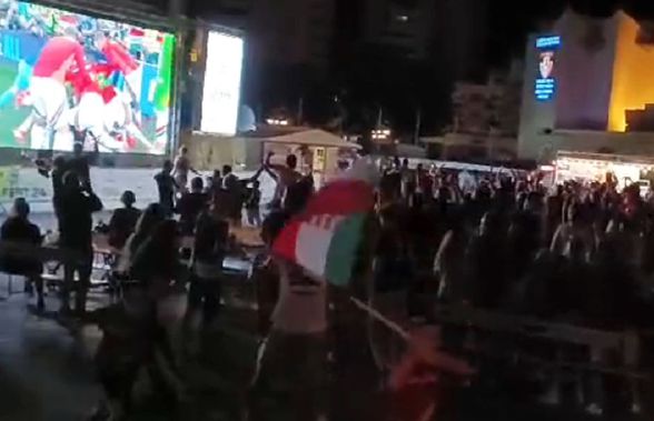 „Nebunie” în toată regula la Satu Mare » Golul decisiv al Ungariei, sărbătorit de o mie de maghiari în centrul orașului: GSP are imagini spectaculoase de la fața locului