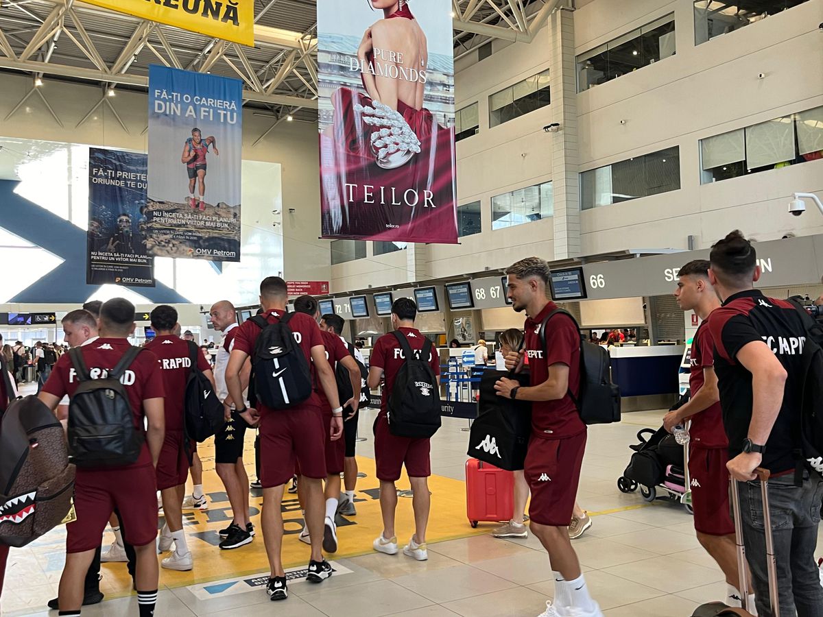 Rapid a plecat în cantonamentul din Slovenia » 5 jucători nu fac deplasarea