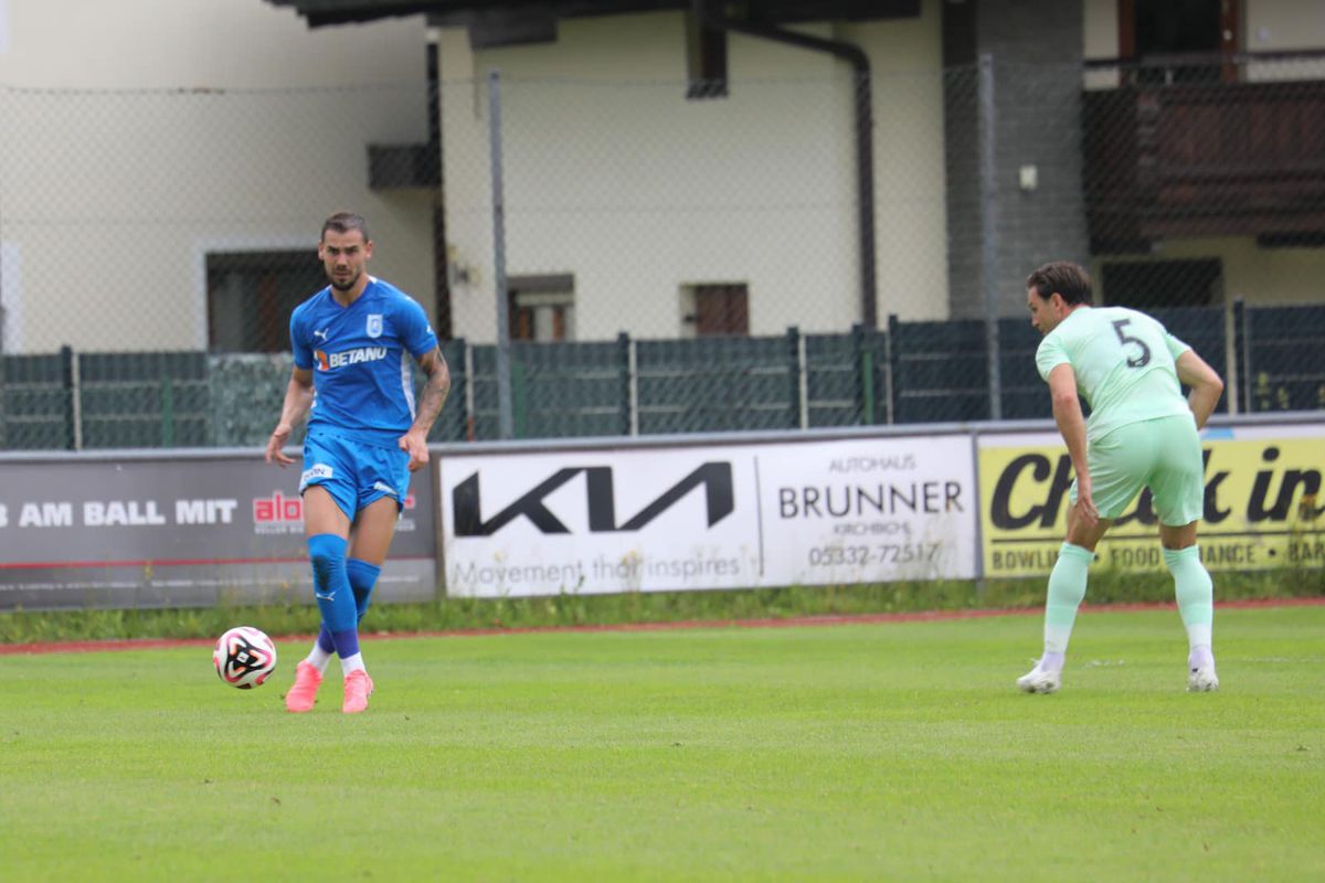 Universitatea Craiova a pierdut primul meci amical al verii