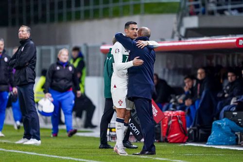 Cristiano Ronaldo și Roberto Martinez / Foto Imago