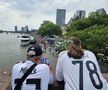 Frankfurt, în ziua meciului Germania - Elveția, așteptându-i pe români