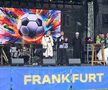 Frankfurt, în ziua meciului Germania - Elveția, așteptându-i pe români