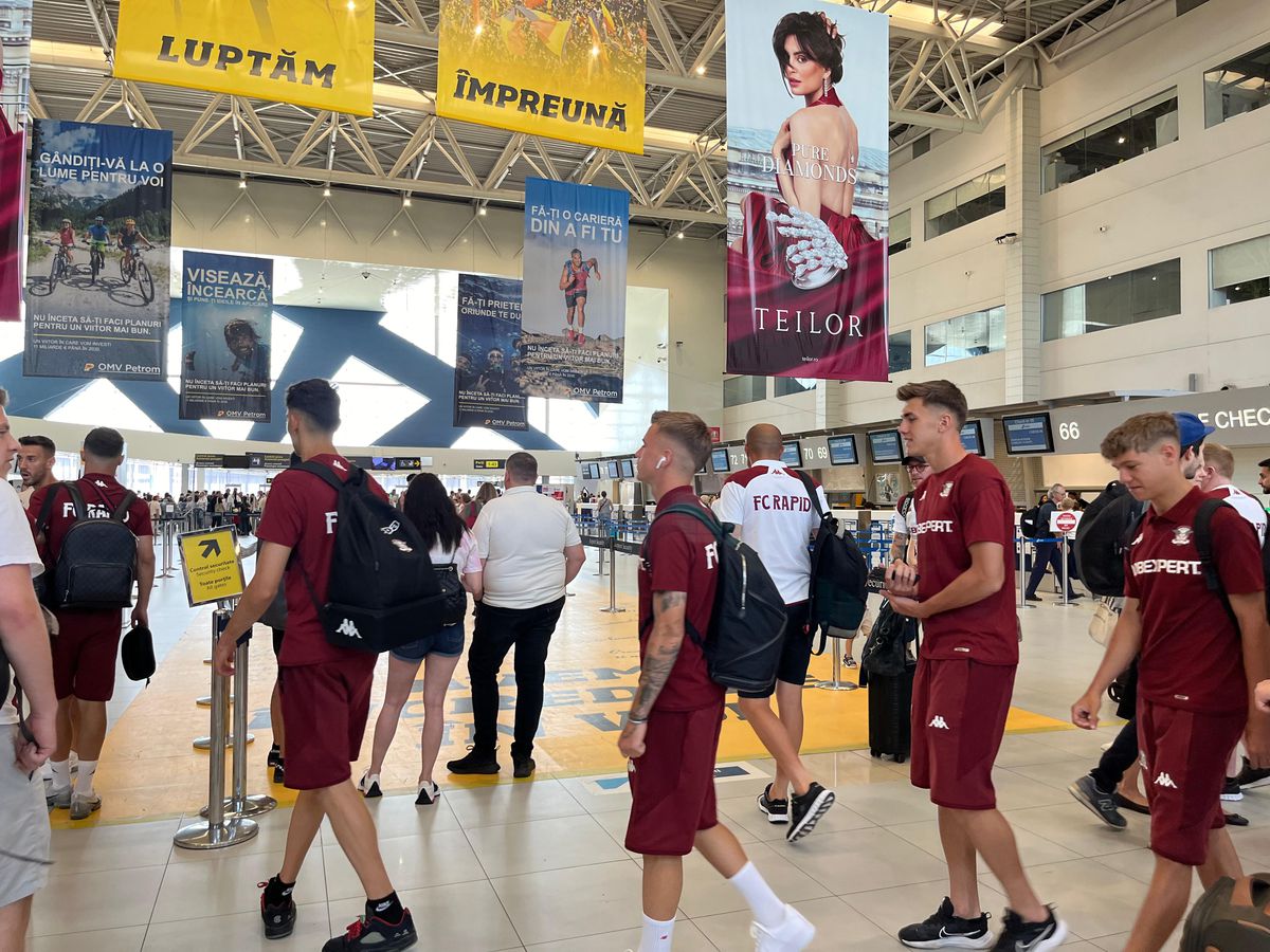 Rapid a plecat în cantonamentul din Slovenia » 5 jucători nu fac deplasarea