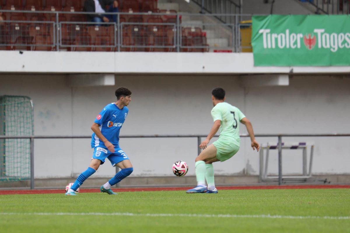 Universitatea Craiova a pierdut primul meci amical al verii
