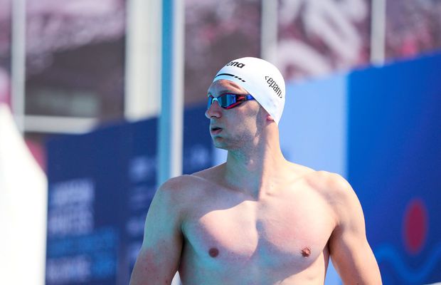 Patrick Dinu, student la Princeton, a fost al doilea în cursa de 50 de metri liber la Campionatele Naționale: „A fost distractiv să concurez din nou cu David”