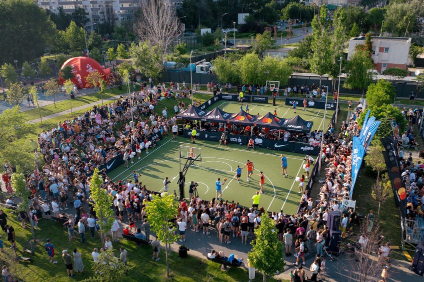 GALERIE FOTO Theo Rose, show la baschet » Weekend plin la Sport Arena Streetball pe terenurile din Parcul Liniei