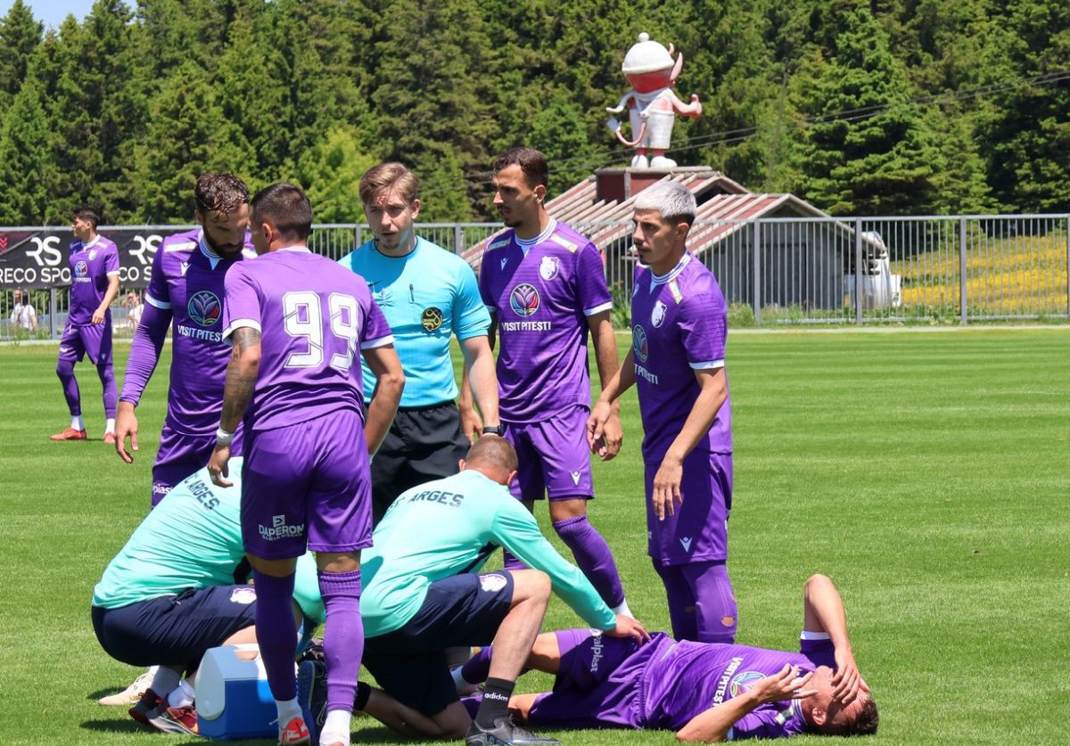 FC Argeș în cantonamentul din Slovenia: imagini surprinse în timpul stagiului de pregătire