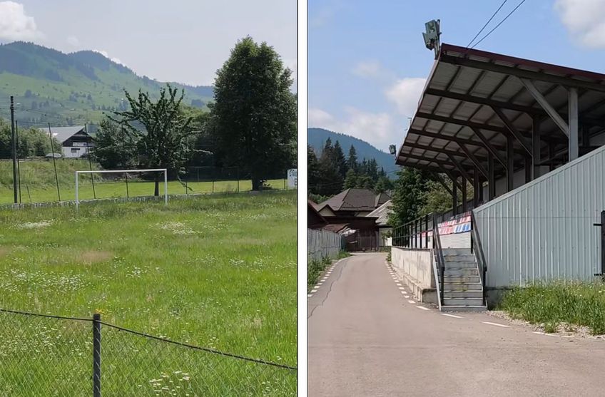 GALERIE FOTO Cum arată azi stadionul din România unde Rapid suferea un eșec istoric în 2015 » Decorul e feeric, buruienile sunt cât vestiarul