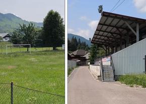Cum arată azi stadionul din România unde Rapid suferea un eșec istoric în 2015 » Decorul e feeric, buruienile sunt cât vestiarul