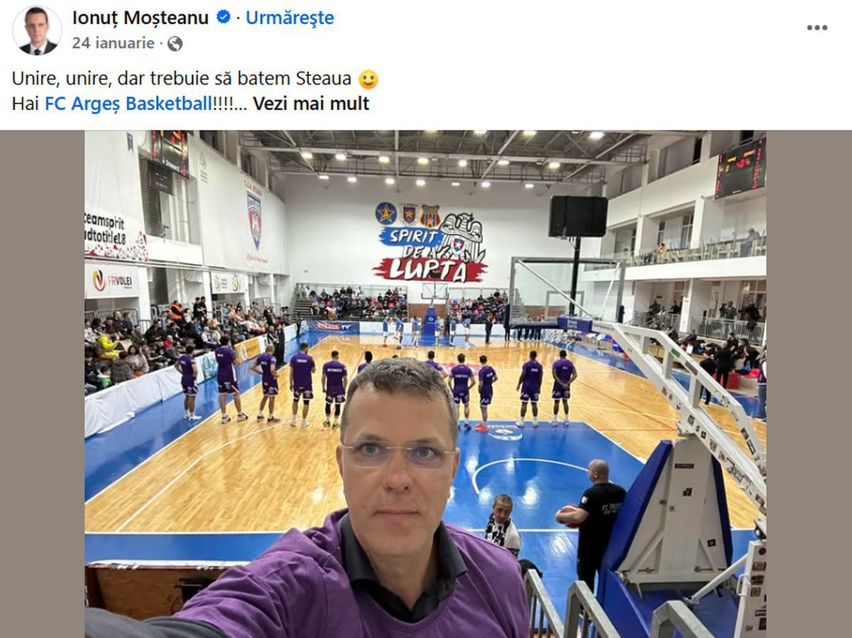 Ionuț Moșteanu, noul ministru al Apărării: implicat de la distanță în viața lui FC Argeș