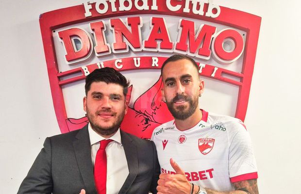 Noul transfer al lui Dinamo s-a pozat în tricoul „câinilor” » Mijlocașul a semnat