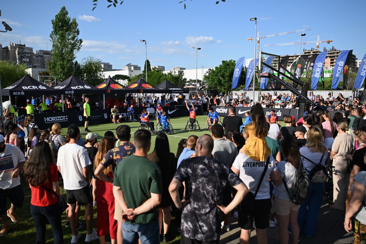 Theo Rose, show la baschet » Weekend plin la Sport Arena Streetball pe terenurile din Parcul Liniei